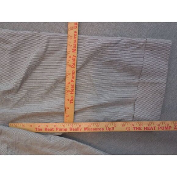 Essentials By ABS Capri Pants Sz 14 Women Striped Straight Leg Boho - Picture 5 of 7